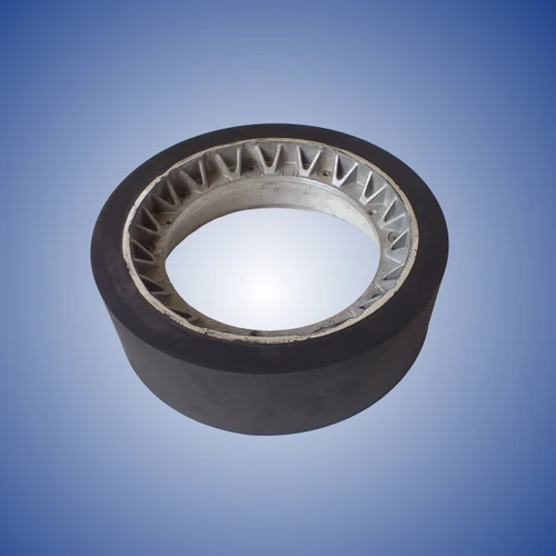 Kolo pogumované černou pryží