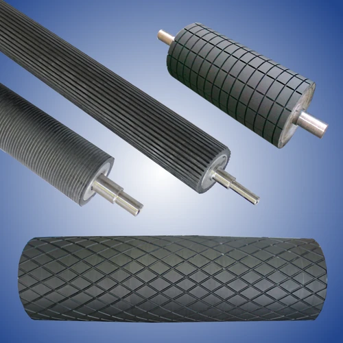 Pryžové válce drážkované