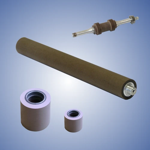 Válce pogumované světlou pryží